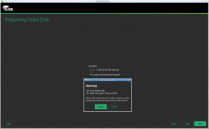 Expert partitioner warning in CASP