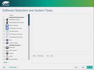 The patterns selection screen