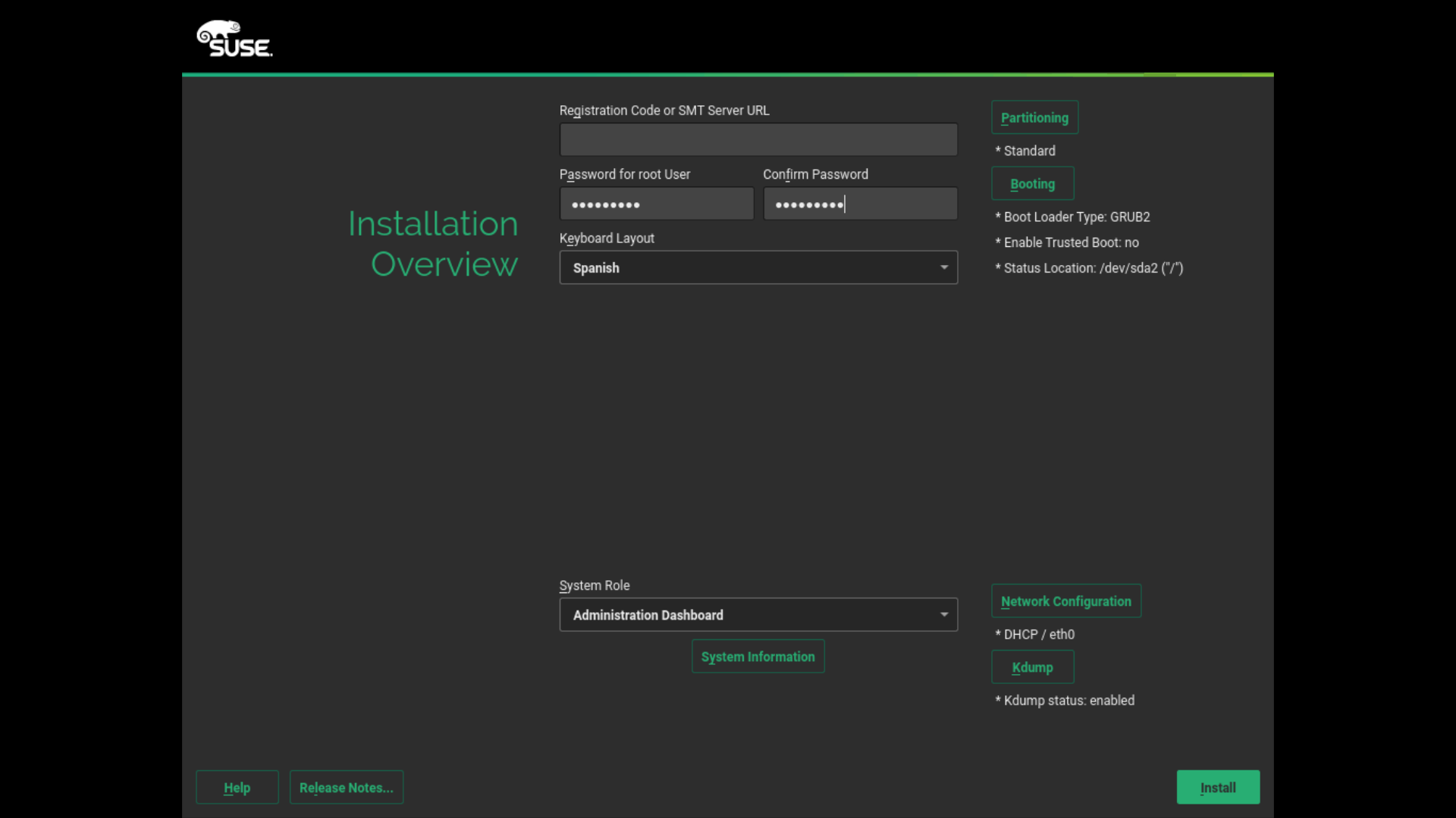 The CaaSP worker configuration