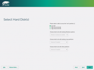 New settings in the storage proposal