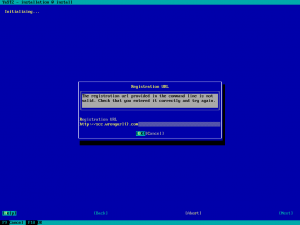 Invalid regurl handling in normal installation