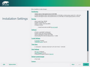 AutoYaST custom partitioning