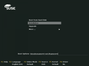 Disabling predictable network names in SLE15