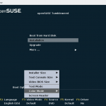 Linuxrc Color Mode Selection