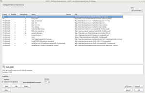 List of repositories sorted only by priority