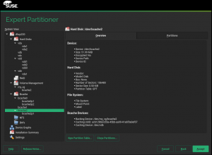 Initial Bcache support in the Partitioner