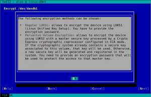 Help for pervasive volume encryption