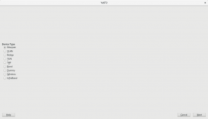 Network Device Type Selection