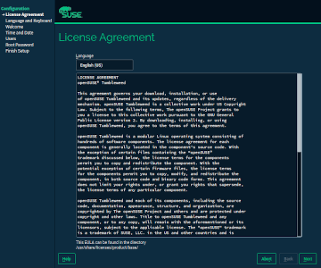 Firstboot with steps and banner